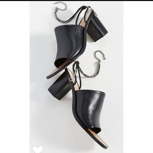 Nwt! Rag &Bone Nella high sandals black